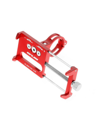 Support vélo pour guidon GUB G85 Aluminium rouge
