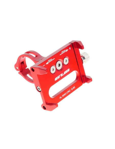 Support vélo pour guidon GUB G85 Aluminium rouge