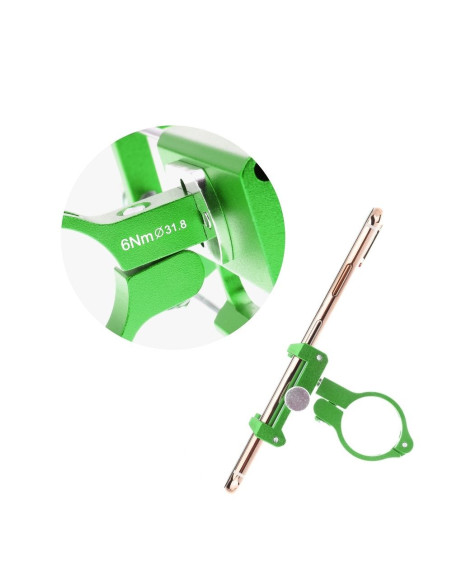 Support vélo pour guidon GUB G85 Aluminium vert