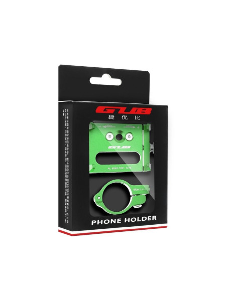 Support vélo pour guidon GUB G85 Aluminium vert