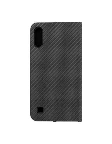 Etui LUNA Carbon pour SAMSUNG A10 noir