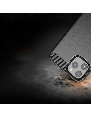 COQUE FORCELL - CARBON pour IPHONE 11 PRO NOIR
