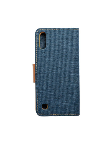 Etui Canvas pour SAMSUNG A10 bleu marine