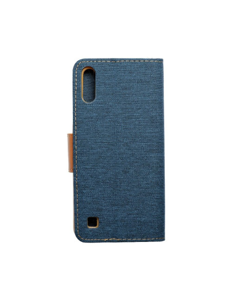 Etui Canvas pour SAMSUNG A10 bleu marine