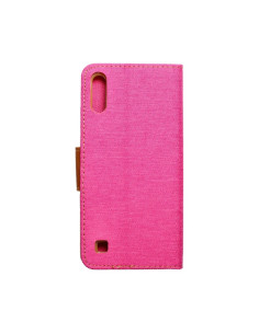 Etui Canvas pour SAMSUNG A10 rose 2