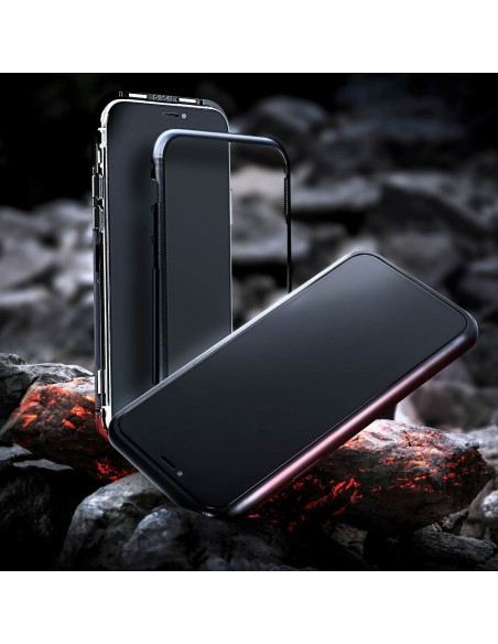 COQUE MAGNETO pour Iphone 11 PRO Max ( 6.5 ) NOIR