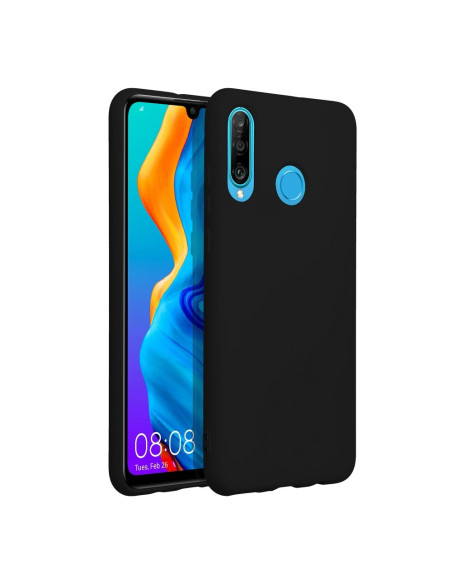 COQUE SILICONE pour HUAWEI P30 Lite NOIR