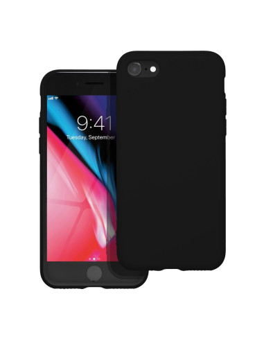 COQUE SILICONE pour IPHONE 8 NOIR
