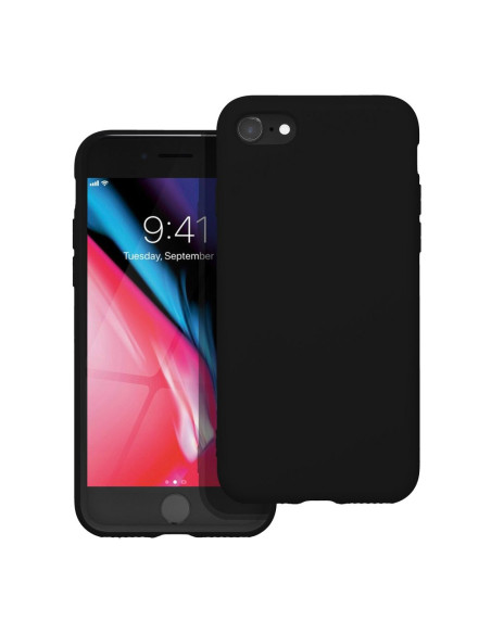 COQUE SILICONE pour IPHONE 8 NOIR