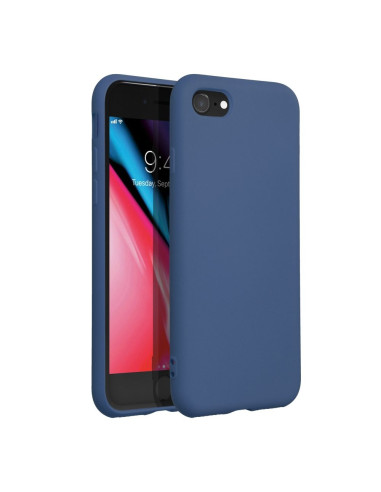 COQUE SILICONE pour IPHONE 8 BLEU