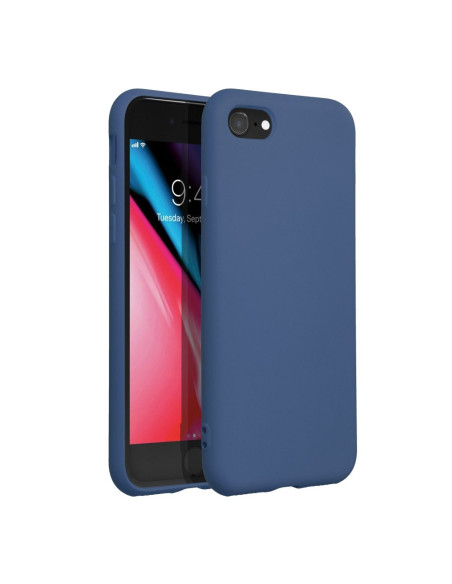 COQUE SILICONE pour IPHONE 8 BLEU