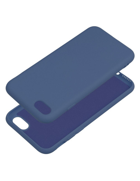 COQUE SILICONE pour IPHONE 8 BLEU