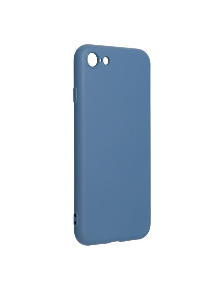 COQUE SILICONE pour IPHONE 8 BLEU