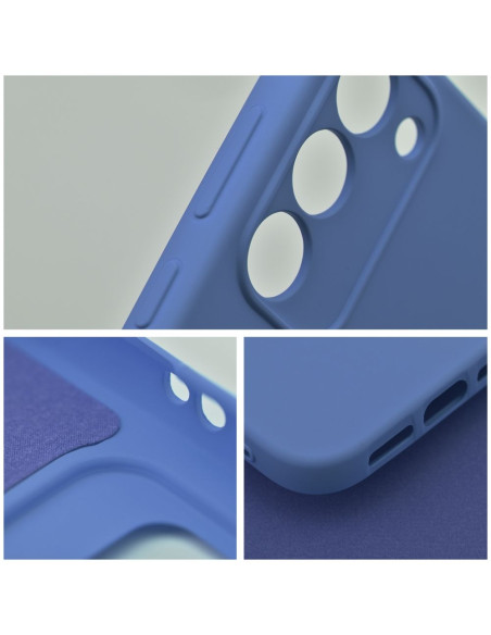 COQUE SILICONE pour SAMSUNG Galaxy A20E BLEU