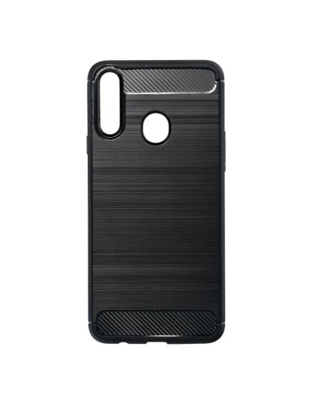 COQUE FORCELL- CARBON pour SAMSUNG Galaxy A20S NOIR