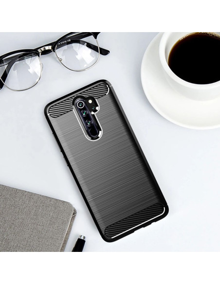 COQUE FORCELL - CARBON pour XIAOMI Redmi NOTE 8 PRO NOIR