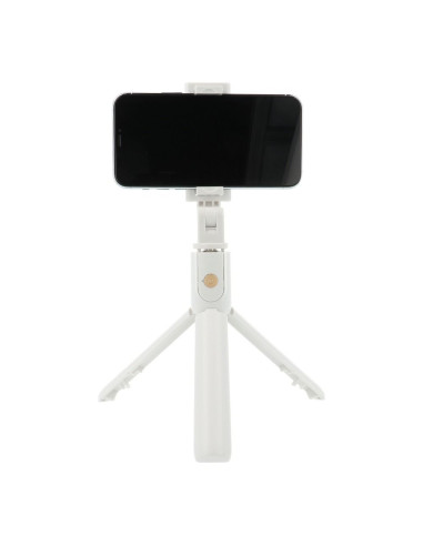 Kit / perche selfie avec télécommande bluetooth tripod - blanc K07