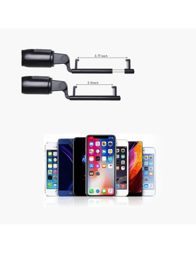 Kit / perche selfie avec télécommande bluetooth tripod - blanc K07