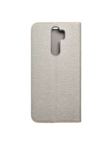 Etui Luna Book pour Xiaomi Redmi Note 8 Pro grey