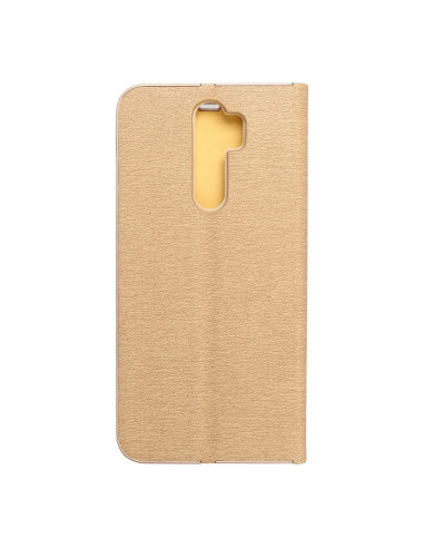 Etui Luna Book pour Xiaomi Redmi Note 8 Pro or