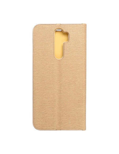 Etui Luna Book pour Xiaomi Redmi Note 8 Pro or