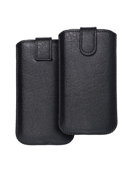 Slim Kora 2 Universal Leather Coque - pour Iphone 12 / 12 PRO / Samsung Note /Note 2/Note 3 noir