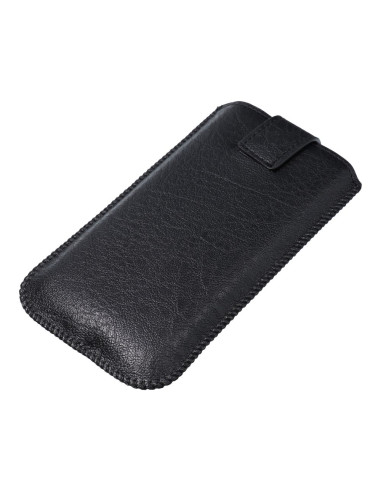 Slim Kora 2 Universal Leather Coque - pour Iphone 12 / 12 PRO / Samsung Note /Note 2/Note 3 noir