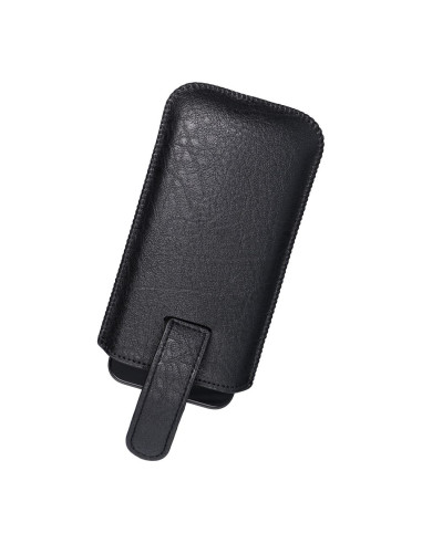 Slim Kora 2 Universal Leather Coque - pour Iphone 12 / 12 PRO / Samsung Note /Note 2/Note 3 noir