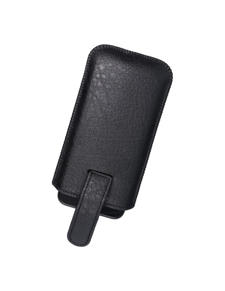 Slim Kora 2 Universal Leather Coque - pour Iphone 12 / 12 PRO / Samsung Note /Note 2/Note 3 noir