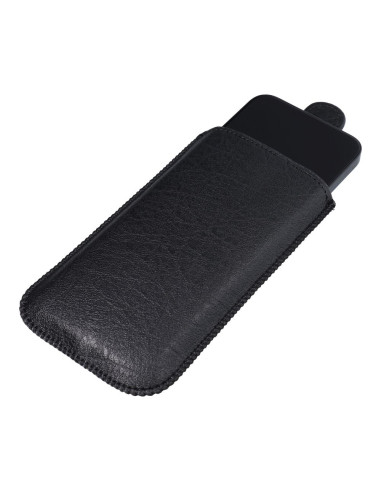 Slim Kora 2 Universal Leather Coque - pour Iphone 12 / 12 PRO / Samsung Note /Note 2/Note 3 noir