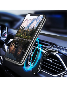 Support voiture AIR OUTLET universel noir 2
