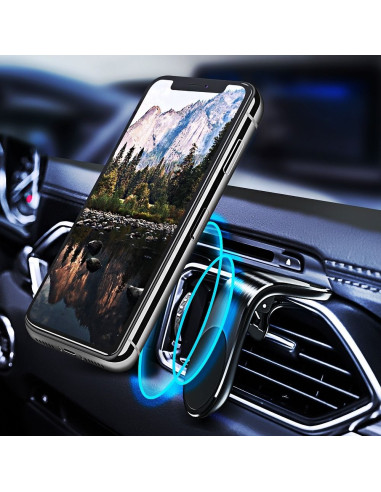 Support voiture AIR OUTLET universel noir