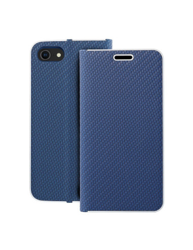 Etui LUNA Carbon pour iPhone 7 / 8 / SE 2020 / SE 2022 blue