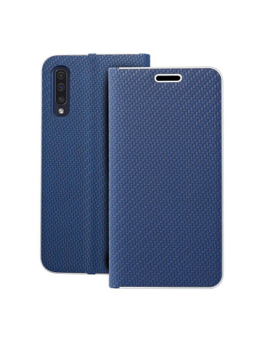 Etui LUNA Carbon pour SAMSUNG A50 blue