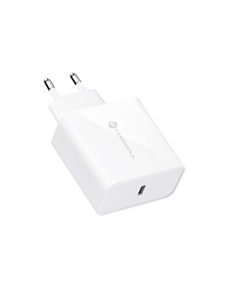 Chargeur secteur FORCELL avec cable USB type C - 3A 45W avec fonctions de charge PD et Quick Charge 4.0