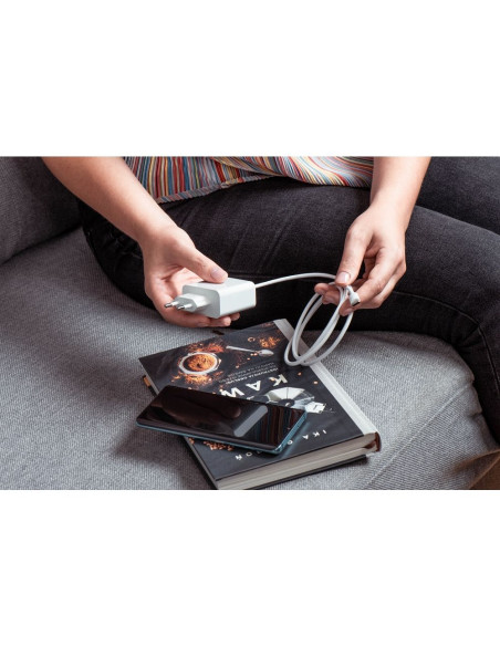 Chargeur secteur FORCELL avec cable USB type C - 3A 45W avec fonctions de charge PD et Quick Charge 4.0