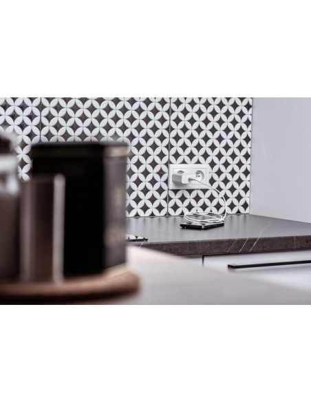 Chargeur secteur FORCELL avec cable USB type C - 3A 45W avec fonctions de charge PD et Quick Charge 4.0