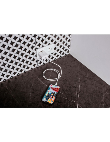 Chargeur secteur FORCELL avec cable USB type C - 3A 45W avec fonctions de charge PD et Quick Charge 4.0