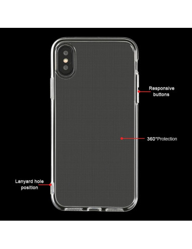 Coque CLEAR CASE 2mm BOX IPHONE X / XS