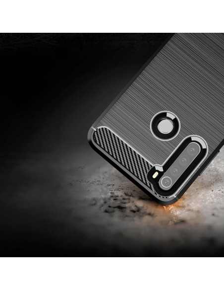COQUE FORCELL - CARBON pour XIAOMI Redmi NOTE 8T NOIR
