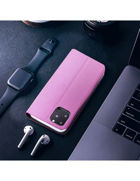 Etui SENSITIVE Book pour SAMSUNG A20e rose