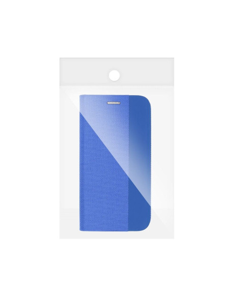 Etui SENSITIVE Book pour SAMSUNG A40 bleu marine