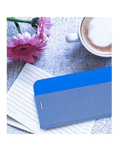 Etui SENSITIVE Book pour SAMSUNG A40 bleu marine