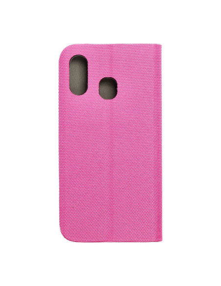 Etui SENSITIVE Book pour SAMSUNG A40 rose