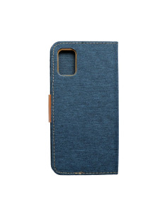 Etui Canvas pour SAMSUNG A51 bleu marine 2
