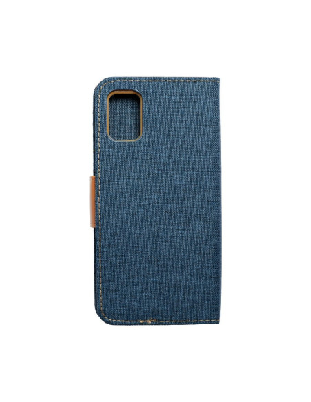 Etui Canvas pour SAMSUNG A51 bleu marine
