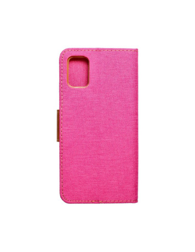 Etui Canvas pour SAMSUNG A51 rose