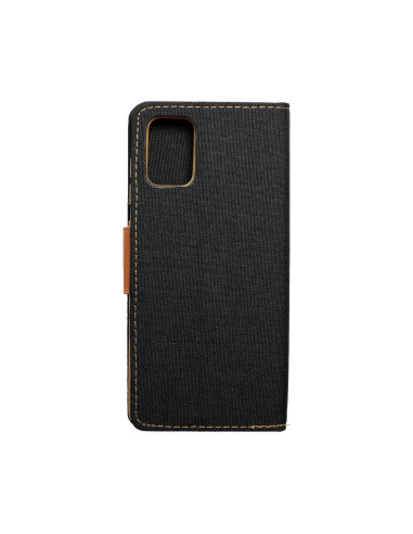 Etui Canvas pour SAMSUNG A71 noir