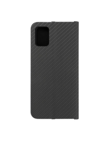 Etui LUNA Carbon pour SAMSUNG A51 noir