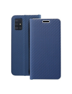 Etui LUNA Carbon pour SAMSUNG A51 blue